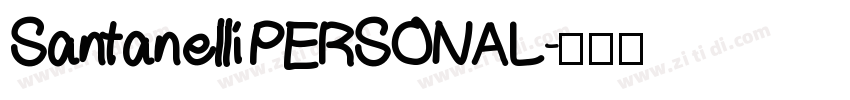 Santanelli PERSONAL字体转换